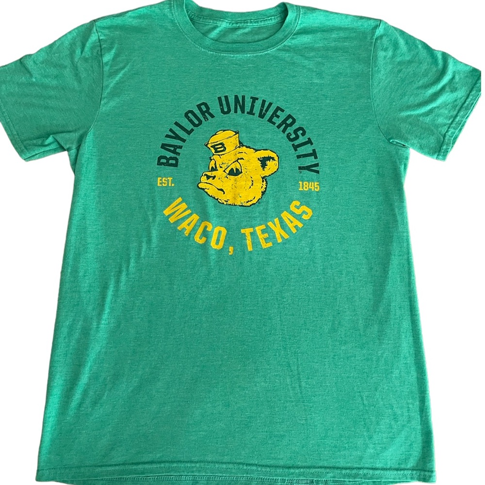 Baylor University Vintage Adult Medium Baylor Bears Short Sleeve Comfy Tee Shirt